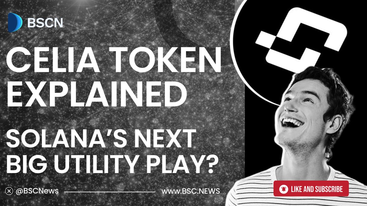 Celia 代币详解缩略图，展示 Solana 标志与宣传文字