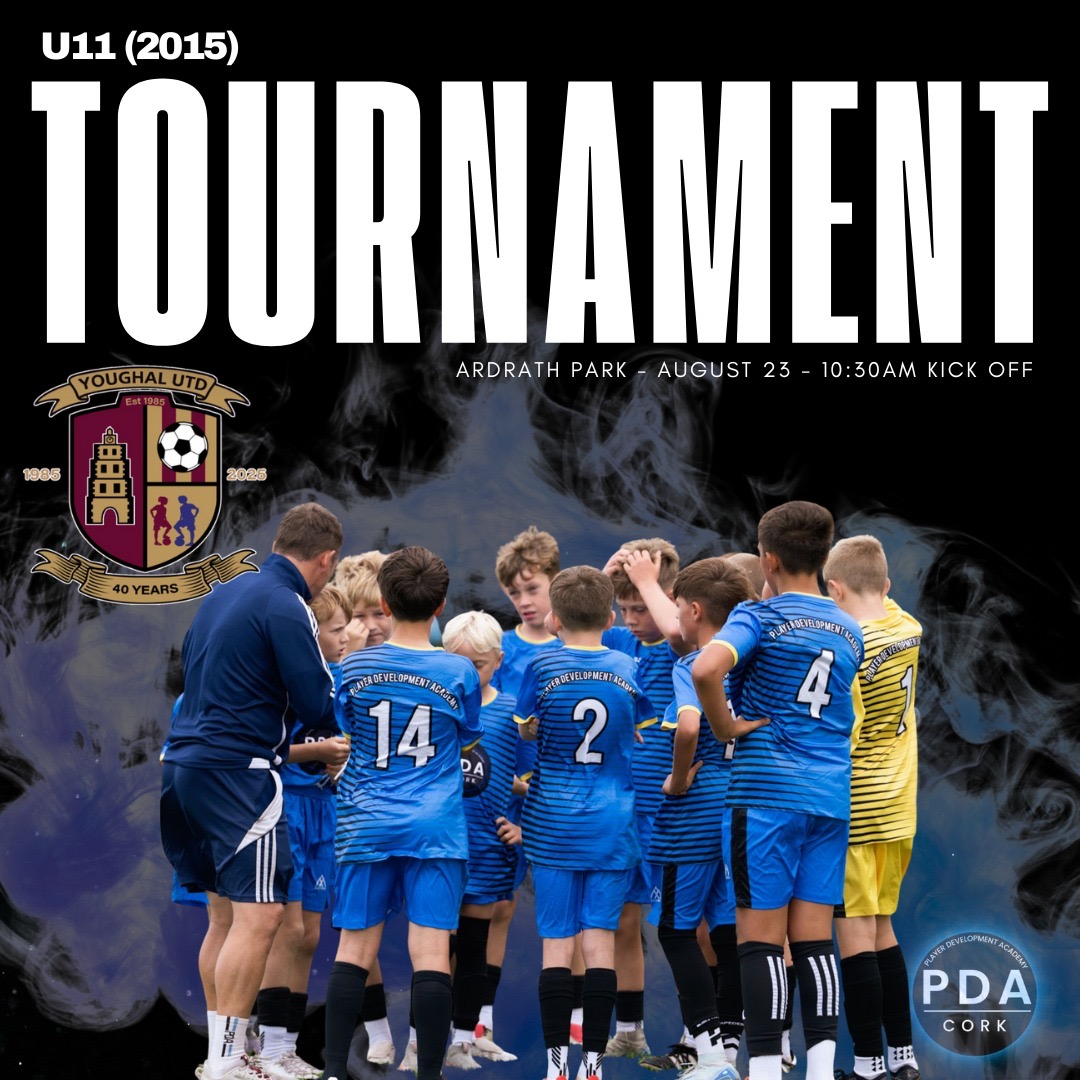 Tournament today at Ardrath Park
Get all the latest news on the Youghal United AFC app member.clubspot.app/club/youghal-u…