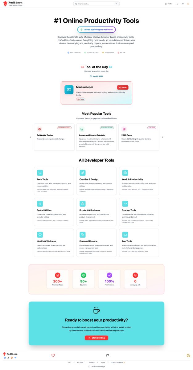 redbison_dev's tweet image. Thanks for featuring us ! @MadeWithLovable @lovable_dev
#lovable #RedBison #dev_tools #buildinpublic #productivity
madewithlovable.com/projects/1-onl…
🩷🫶