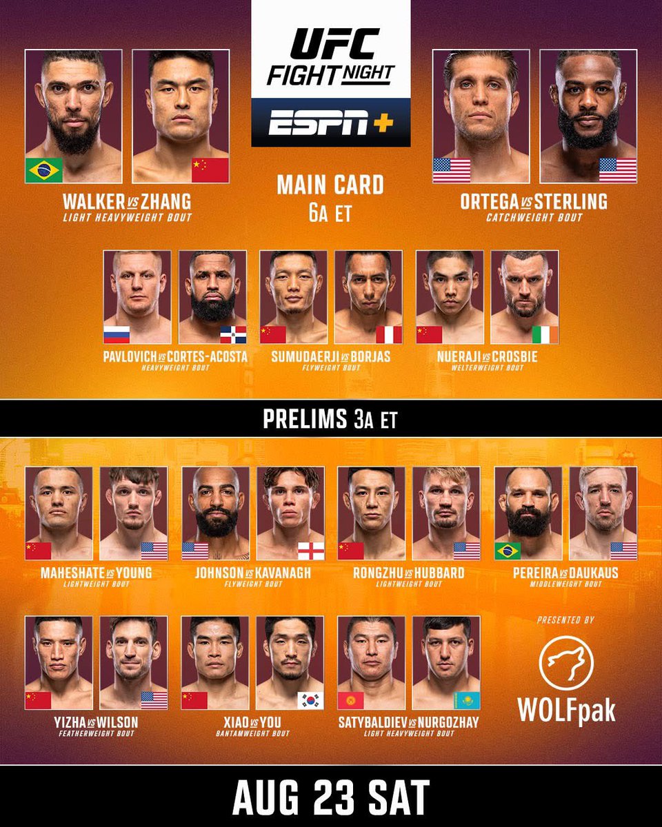 FightTalkScot's tweet image. #UFCShanghai is live, rise and shine