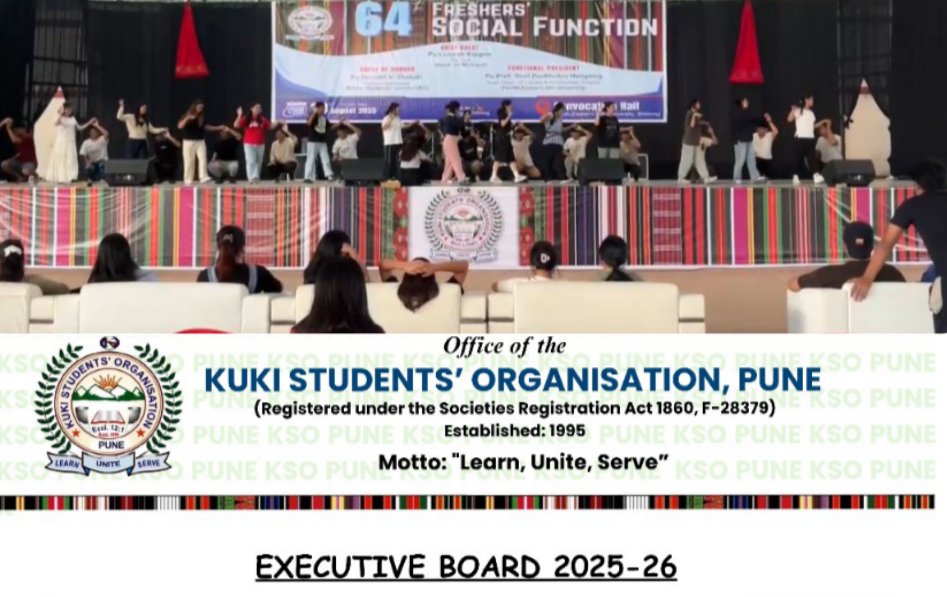 Even after a deliberate appeal from the Paite Tribe Council on 15/08/25, the <a href="/KSOShillong/">KSO Shillong</a> &amp; <a href="/KSO_Pune/">KSO PUNE</a> continues to use the #Paite traditional shawl in their letterhead and in a banner. 
This is seen as a direct challenge to the Paite #Tribe and the #Zomi community at large.
🧵🧵