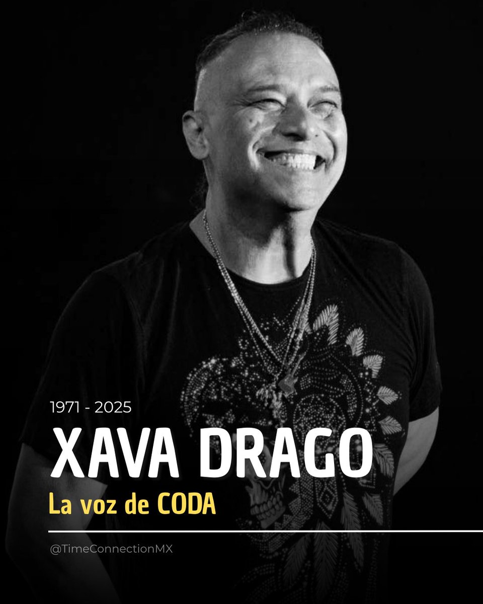 Hace un par de días partió una de las voces que dejaron huella en la historia musical. Hasta siempre #XavaDrago, la voz de CODA...🕊

#coda #musica #rock