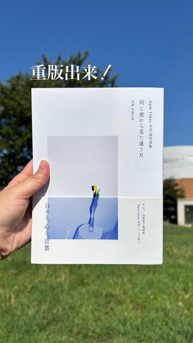 Aqua Timez 太志　詩集　ひなたにユメを散らかして　リストバンド　セット Aqua Timez太志、言葉と写真を集めた“詩写真集”への思い「チャンスを