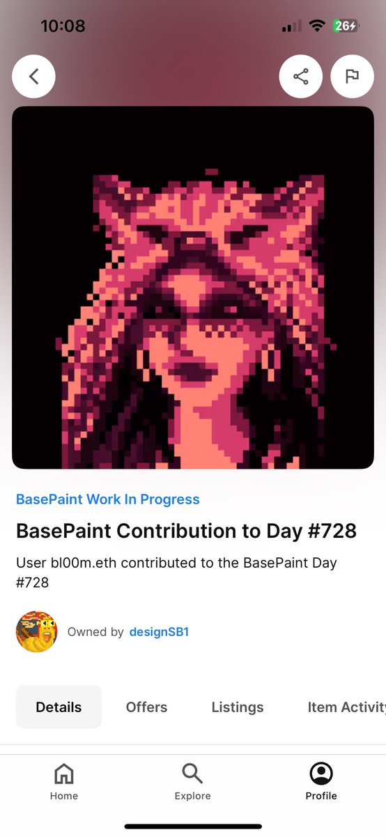 design_sb1's tweet photo. GM everyone GM my beautiful friend ⁦@bloomspn⁩ what a lovely gift 🤗🌸 thanks a lot, I love it ! https://t.co/3hjlgmx1XR
