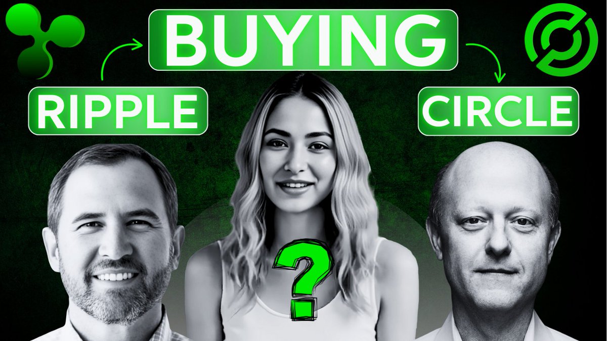alinainsight's tweet image. 🚨NEW VIDEO🚨

Ripple acquiring Circle and taking control of USDC, the world’s second-largest stablecoin. This shocking twist could flip the entire digital payments industry upside down.....

WATCH HERE: youtube.com/watch?v=0w92Oz…