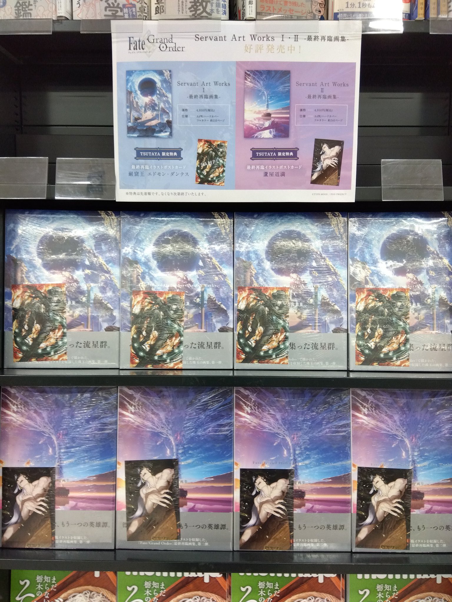 FGO 最終再臨画集 渋谷TSUTAYA 限定特典 ポストカード モルガン 付 FGO 最終再臨画集 渋谷TSUTAYA 限定特典 ポストカード モルガン