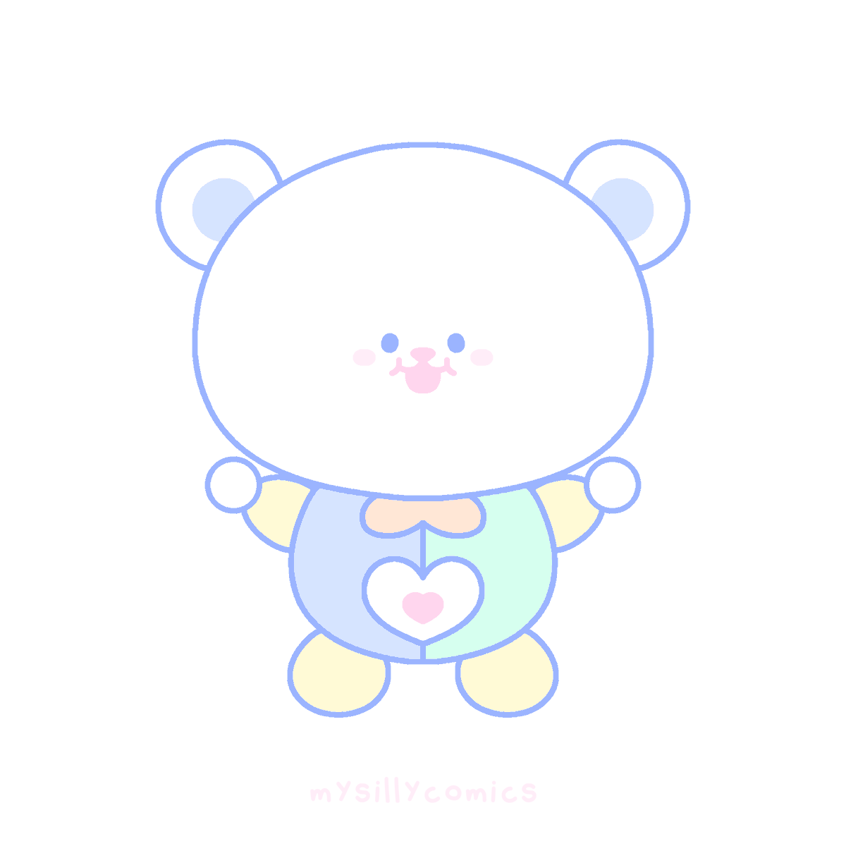 fat head bohug! fanart of my own plush