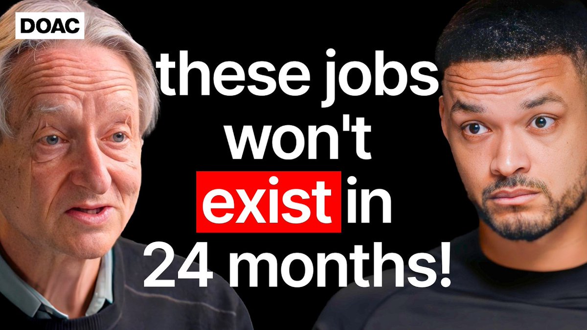 Geoffrey Hinton just had the most important AI interview of 2025.

He revealed mind-blowing facts about AI that 99% of people wouldn't know...

Including which career path to choose.

You won't believe what you're about to hear.

Here are his 8 most shocking insights: 🔖