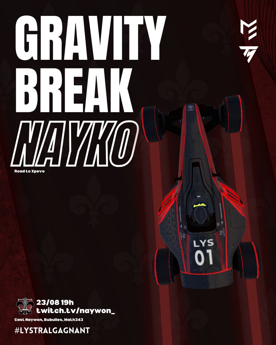 Team Lystral ⚜️ (@teamlystral) on Twitter photo Nayko tente sa chance dans cette Gravity Break !!
Rendez-vous demain, 19h pour le cast sur la chaîne de <a href="/Naywonn_/">Naywon / Léo</a>
twitch.tv/naywon_
#lystralgagnant Nayko tente sa chance dans cette Gravity Break !!
Rendez-vous demain, 19h pour le cast sur la chaîne de <a href="/Naywonn_/">Naywon / Léo</a>
twitch.tv/naywon_
#lystralgagnant