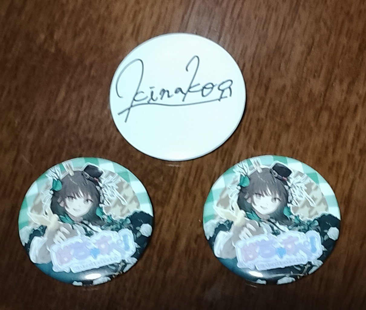 ぼぶきなハル きなこ 缶バッジ ぼぶ×きな×はる 1日限りのアイドルフェス アクスタ 缶バッジ