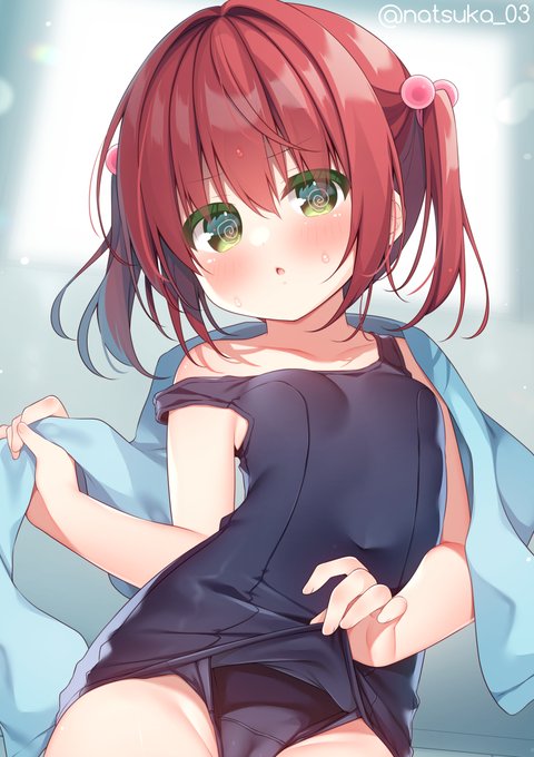 最近ぐるぐる目描くの好き 