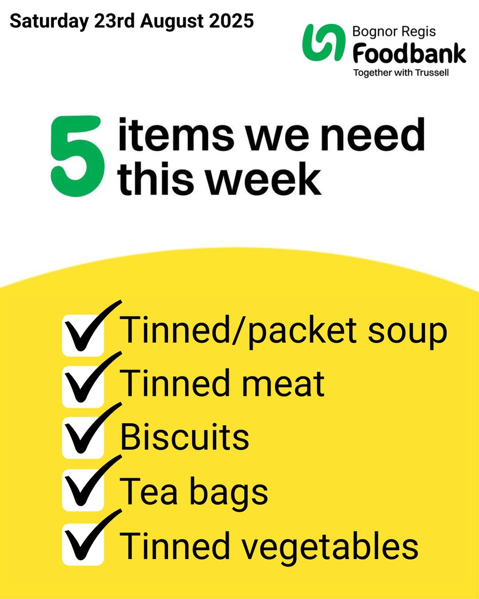 Download the fantastic, FREE "Bank The Food" app to be notified of items that we need when you are near a donation point. bankthefood.org