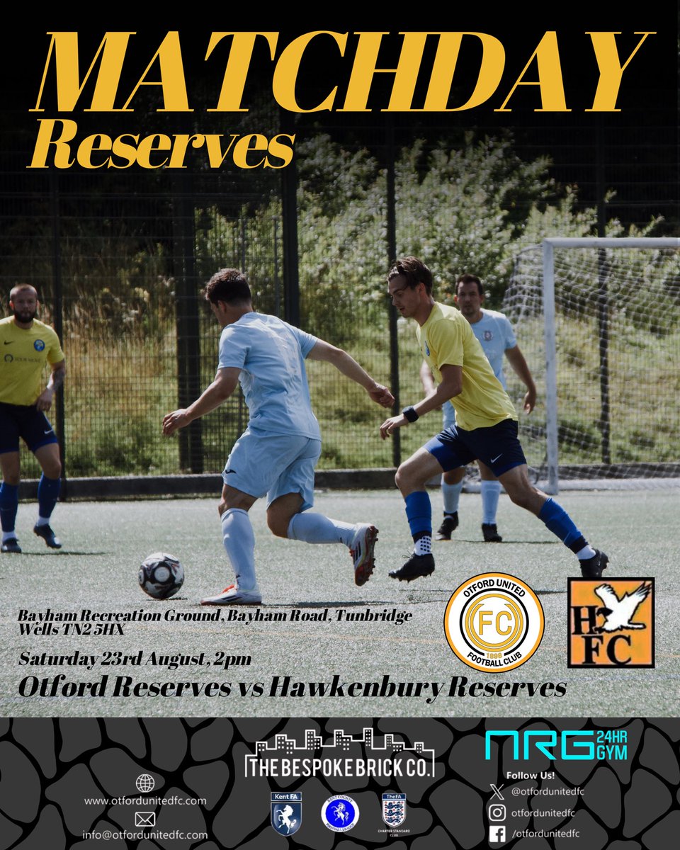 𝐌𝐚𝐭𝐜𝐡𝐝𝐚𝐲 ‼️

Our first team takes on Greenwich All Stars this afternoon after seeing the O’s take 3 points in our midweek fixture. Come on down and support the boys in there next season game. 

The reserves travel to Tonbridge Wells to take on Hawkenbury