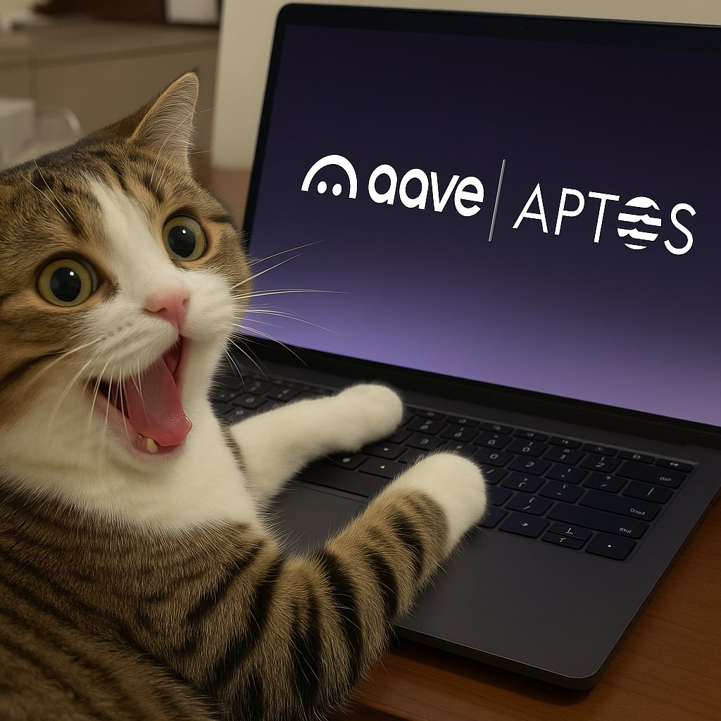 Aave just went live on <a href="/Aptos/">Aptos</a> 👻🌐

Its first non-EVM deployment, fully rewritten in Move, with audits, a CTF, and a $500K bug bounty backing it. Assets at launch: $APT, $sUSDe, $USDC, $USDT.

To me, this is a turning point. Aptos infra (parallel execution, sub-second finality,
