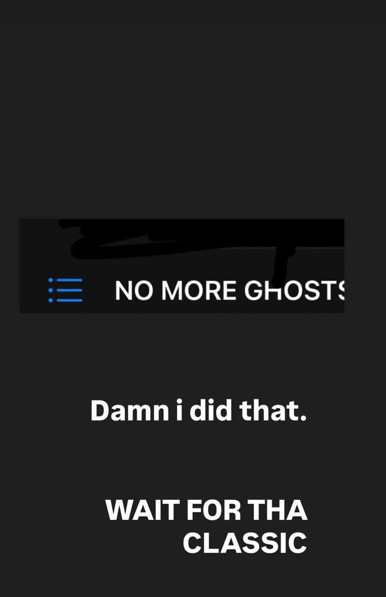 Yeat teases a new Song called “No more Ghosts” via Instagram story👀