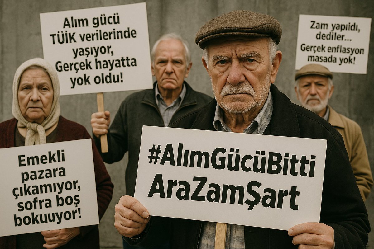 Açlık sınırının altında maaş dayatmak, emekliye zulümdür.
Geçim hakkı, insanlık onurunun parçasıdır.
#EmekliyeGeçimHakkı
