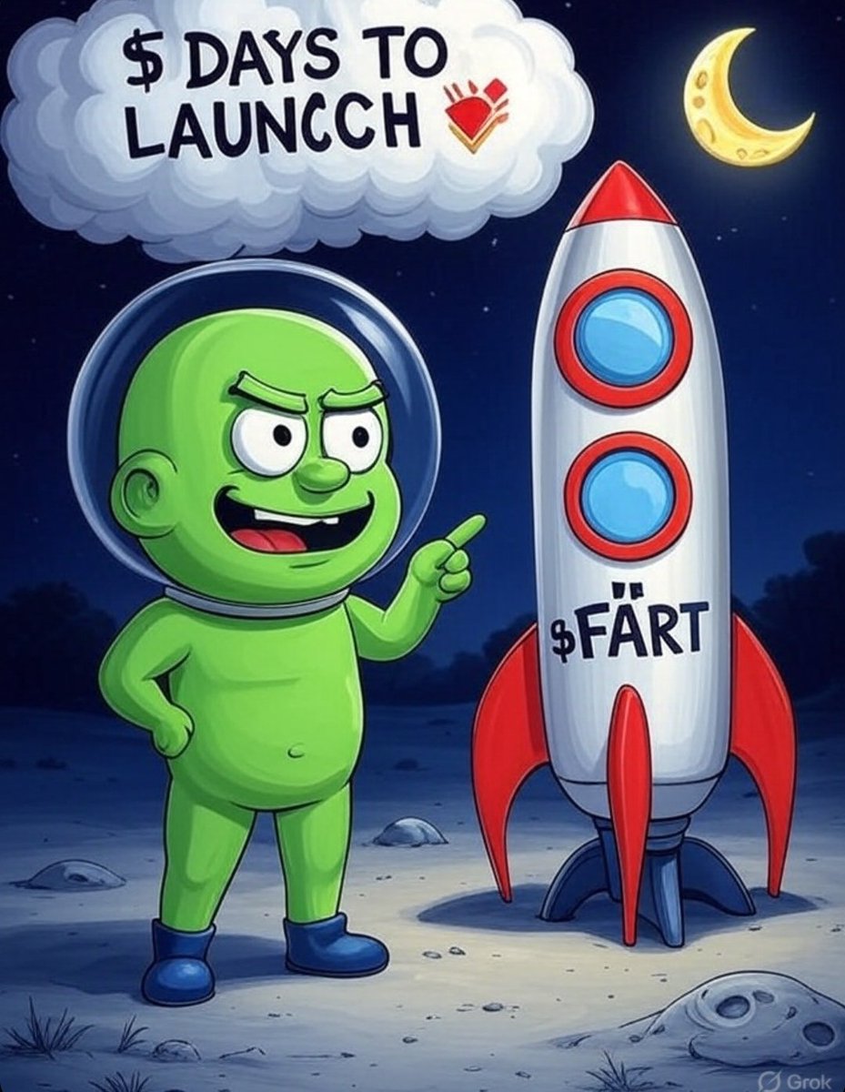 Moon_Fart1's tweet photo. @CryptoThro $FTTM is getting ready to crash the market in five days we'll fart our way to the moon!! https://t.co/WjxlcUcOYr