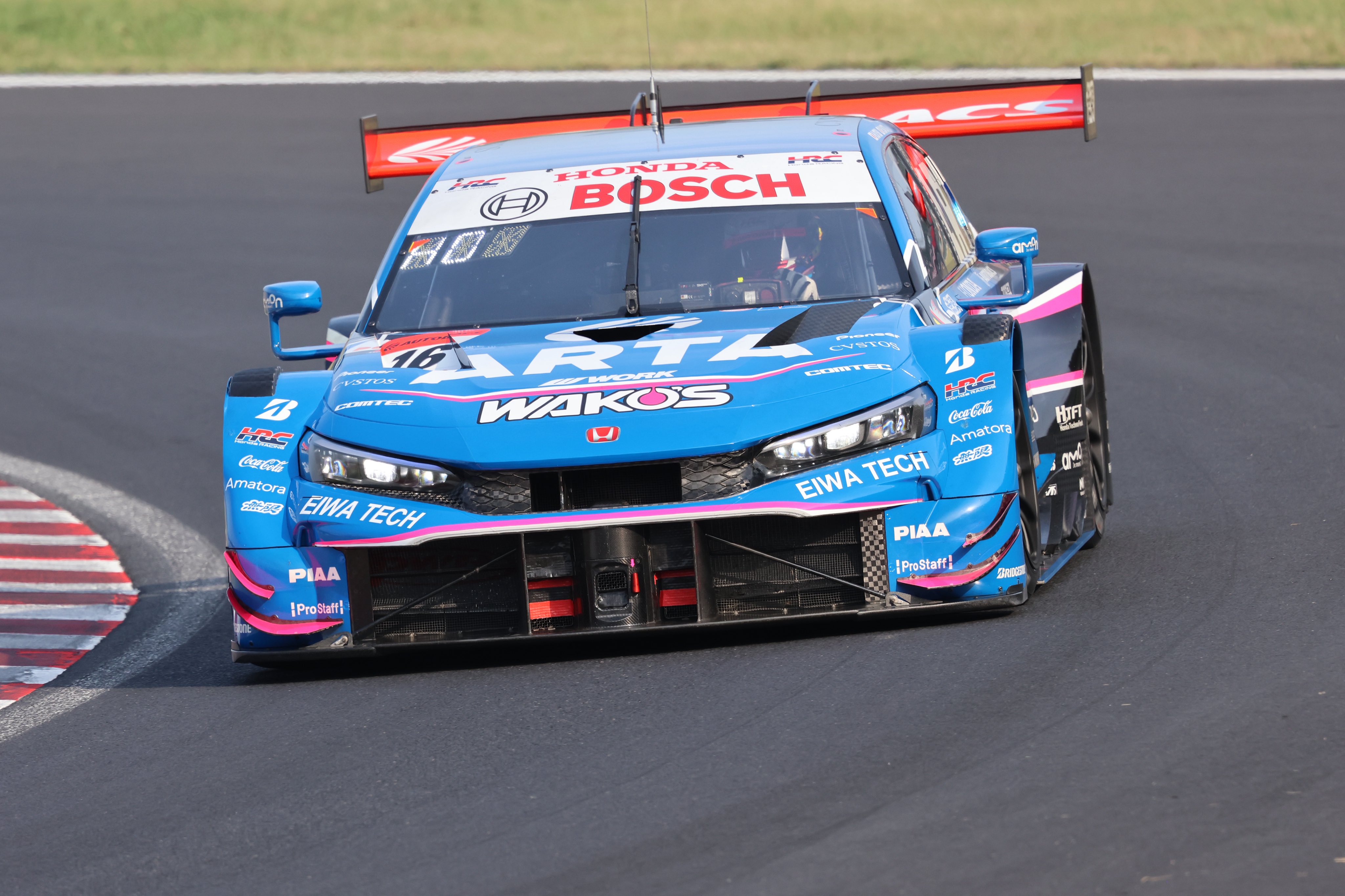 送料無料 最強9音色/AlnicoーGTカスタムサーキット SUPER GT第6戦SUGO予選、GT500は8号車 ARTA MUGEN NSX-GTが