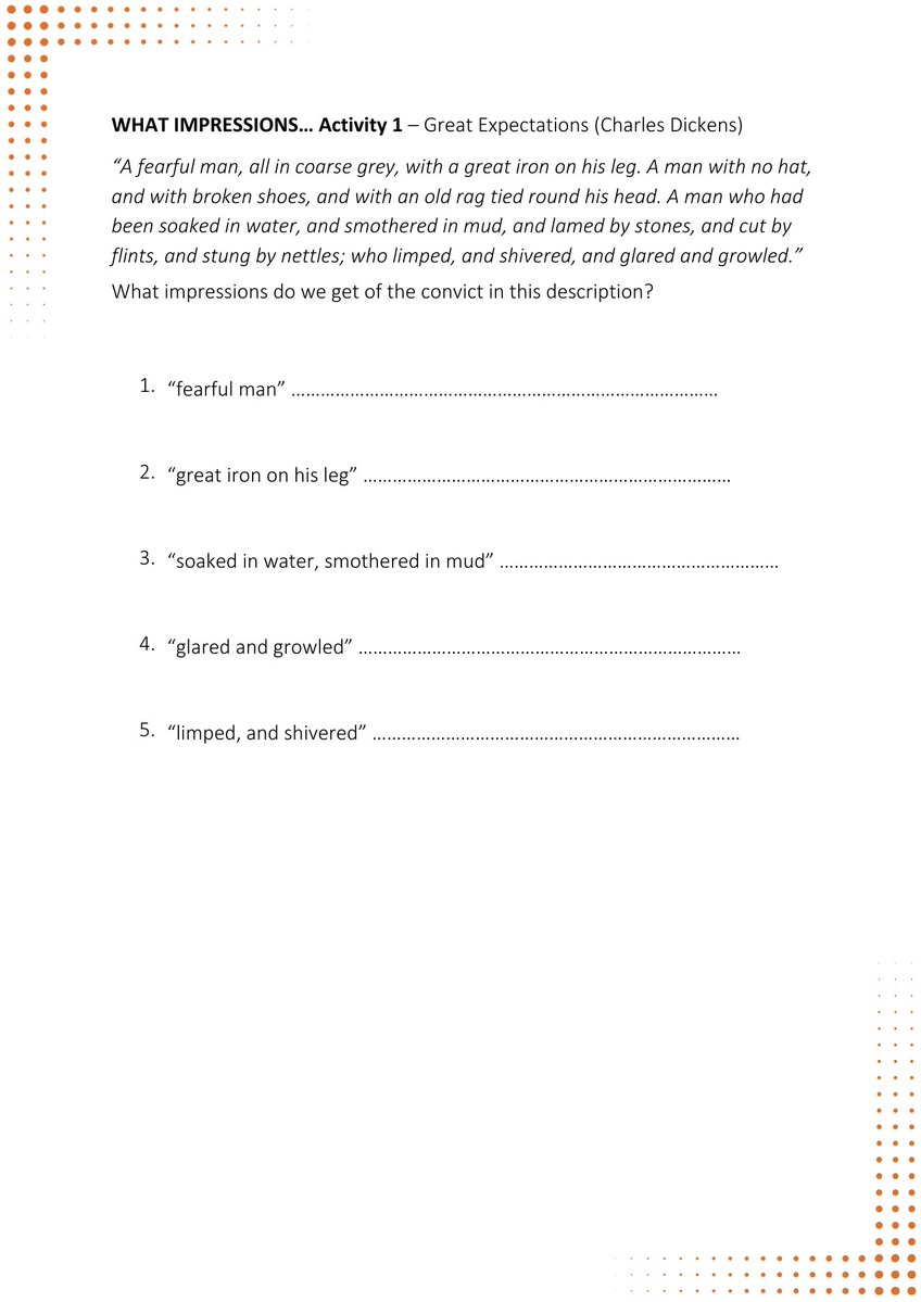 TeacherofEnglishLiterature (@teachenglishlit) on Twitter photo LANGUAGE TOOLBOX - 40 quick activities
💡Identify techniques & their effects in context of the sentence
😬🥴☺️What impressions… based on key quotes in extracts/sentences
✔️Repeated practice
✔️starters/interventions
<a href="/Team_English1/">Team English</a> <a href="/Mathew_Lynch44/">Matt Lynch</a>
dropbox.com/scl/fi/hn6c420… LANGUAGE TOOLBOX - 40 quick activities
💡Identify techniques & their effects in context of the sentence
😬🥴☺️What impressions… based on key quotes in extracts/sentences
✔️Repeated practice
✔️starters/interventions
<a href="/Team_English1/">Team English</a> <a href="/Mathew_Lynch44/">Matt Lynch</a>
dropbox.com/scl/fi/hn6c420…