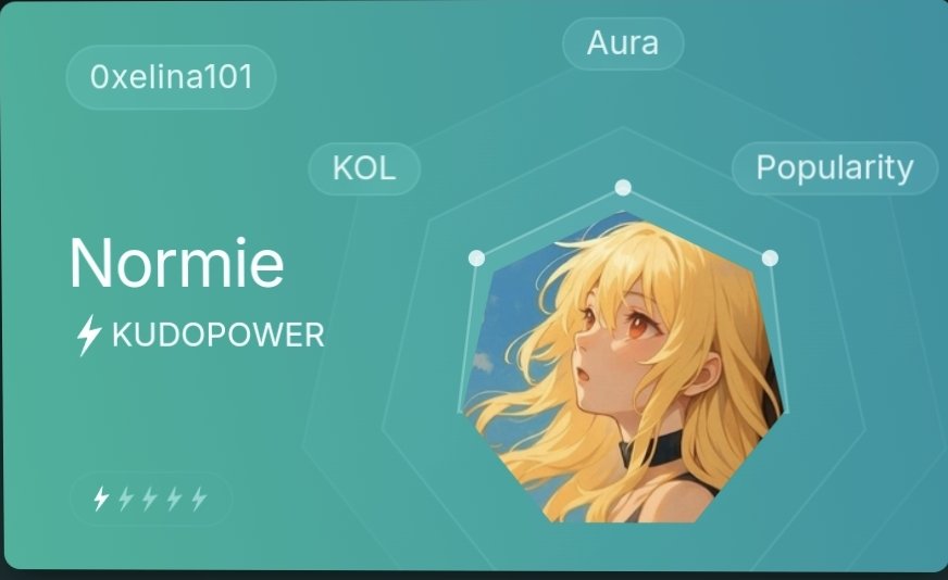 Just got some Kudos on @kudoswapAI — The growth engine for live tokens, rewarding on-chain &amp; social contributors with discounted swaps. You can give me kudos on kudoswap.com/0xelina101