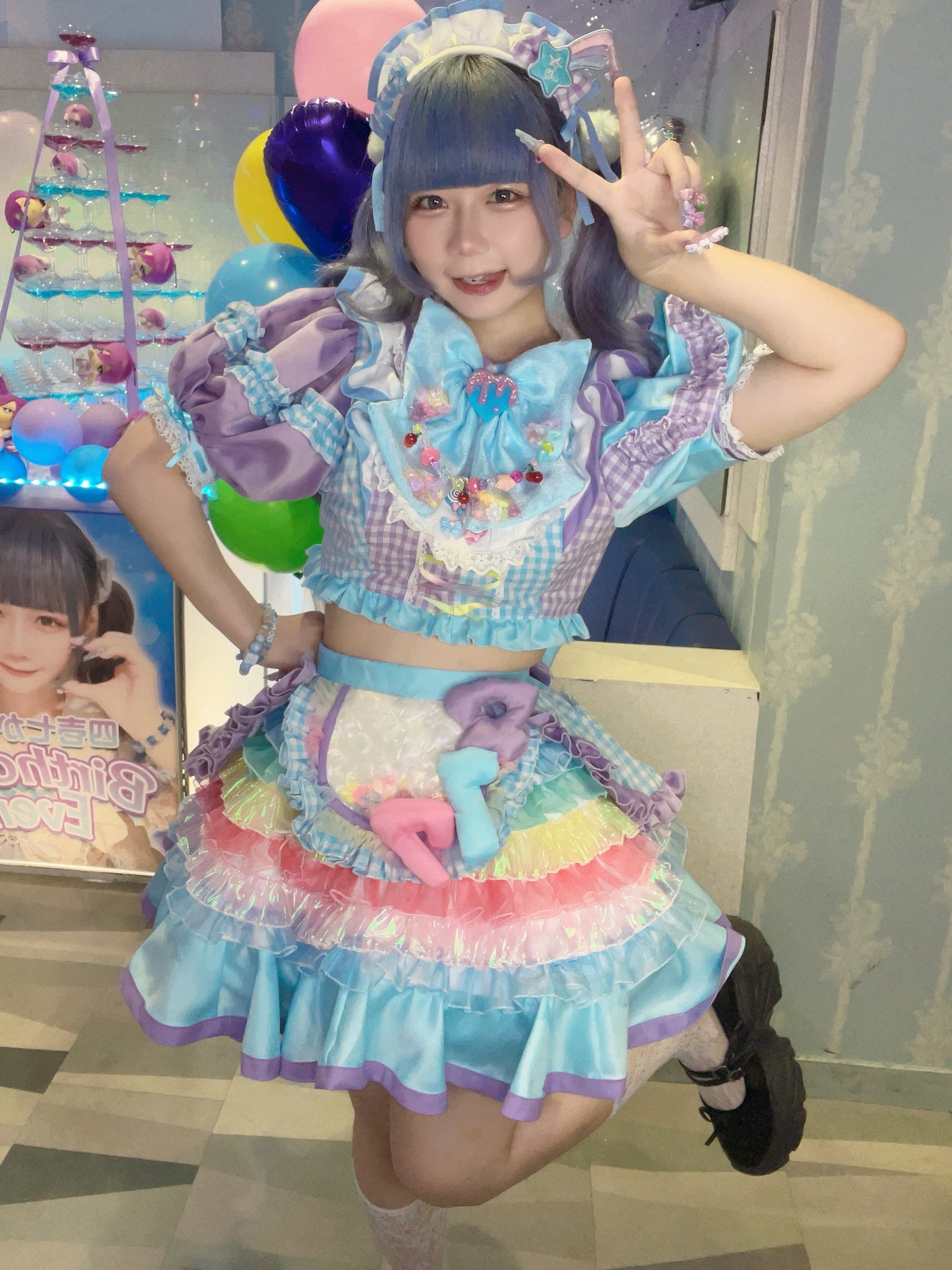 💜𝟒𝟏𝟕ちゃん🩵@四壱七かりん￤8/23生誕🧁 on X: 