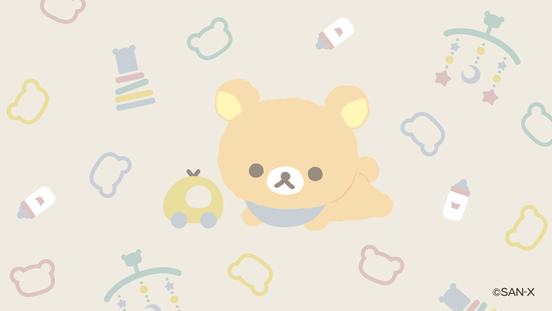 おもちゃで遊ぶの楽しいね✨

#リラックマベビー　#rilakkumababy