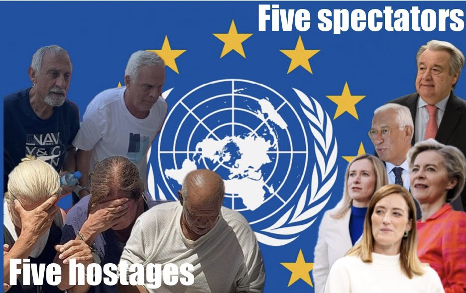 UN &amp; EU’s SHOCKING IGNORANCE🚨

Five pensioners were abducted by Turkish forces in occupied Cyprus on July 19 and remain being held hostage since then.
These vulnerable pensioners are enduring appalling conditions, crammed into dungeon-like cells without air conditioning during