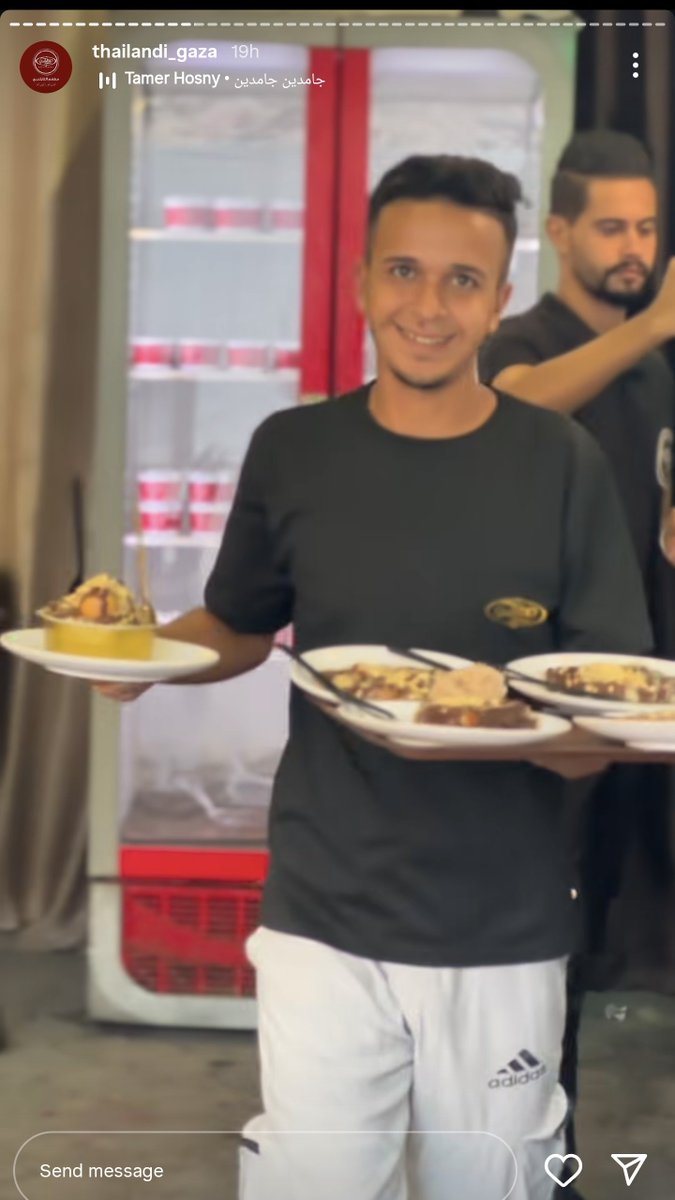 theemetris's tweet photo. And of course, Chief Calorie Officer Thailandi Gaza, keeping Gazans fat and happy and in need of Ozempic. Stories shared today. 

https://t.co/77ztJIxUBZ

#fakefamine #NutellaIntifada #TheGazaYouDontSee @GazaYouDontSee @GAZAWOOD1 @AxtarmasC #gazaliars https://t.co/N9J9Hk0ddH