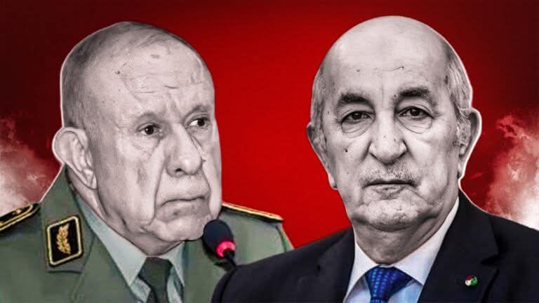 الجزائر على صفيح ساخن...
هل وقع انقلاب في الخفاء⁉️
أين تبون الذي اختفى من المشهد فجأة؟ 🤔
هل هو مريض؟ معتقل؟ أم مجرد دمية تم التخلص منها؟
الأسئلة تتصاعد والشعب يعيش في ظلام إعلامي مطبق… 👀
النظام العسكري يحاول تهدئة الغضب الشعبي، لكنه في الحقيقة يغرق أكثر فأكثر في الفوضى..