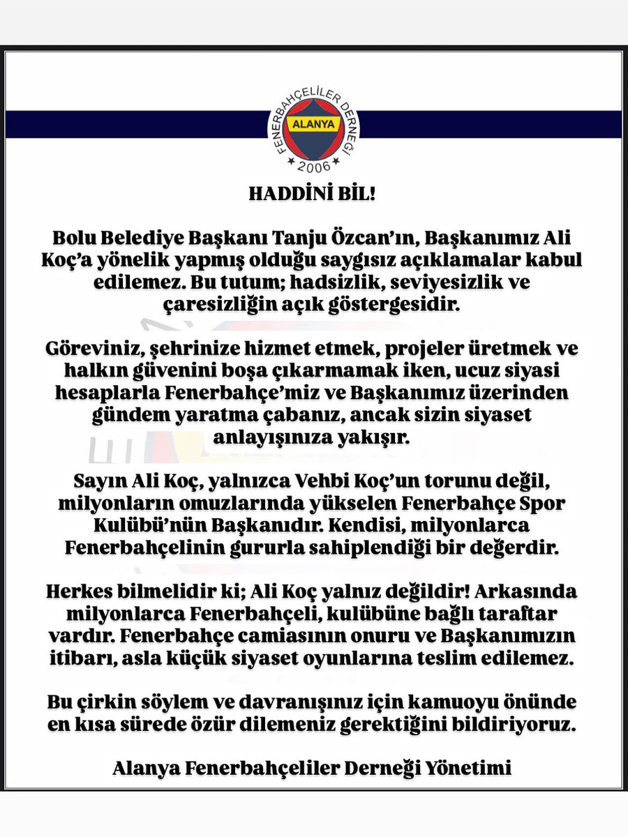 HADDİNİ BİL !