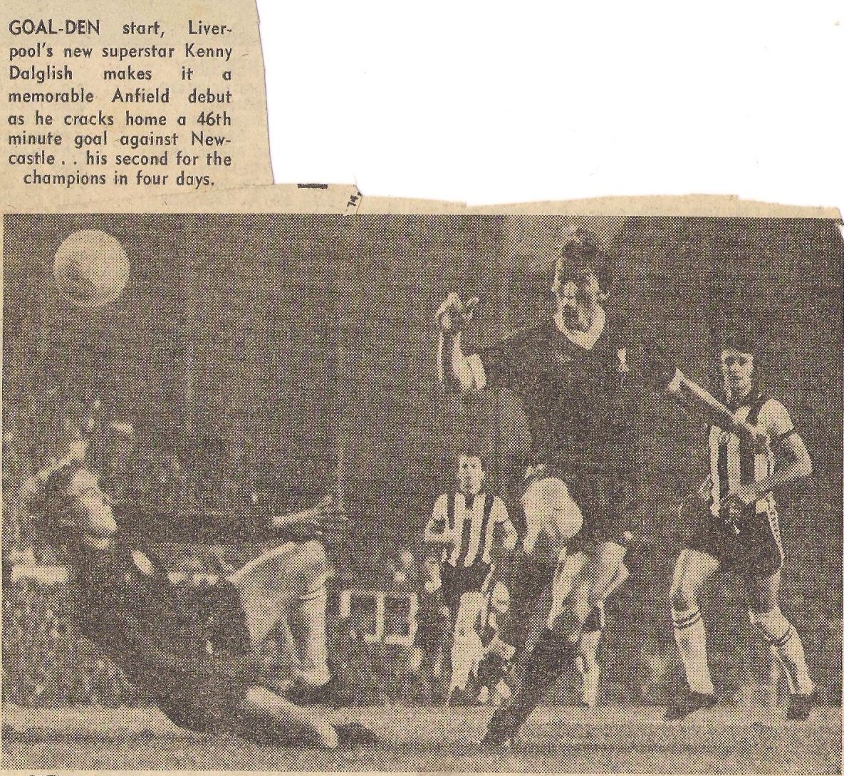 On this Day in 1977..
Kenny Dalglish scores on his home debut &amp; Terry Mcdermott nets for the Reds in a 2-0 victory over Newcastle United at Anfield.
2nd game of the season..record transfer, ahh well.