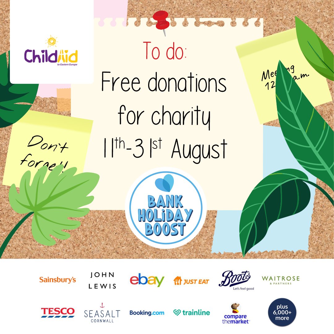 Sign up to raise free funds for us with <a href="/giveasyoulive/">Give as you Live 💙❤️💚</a> before 31st August and you'll earn us a £1 bonus donation! Sign up now > bit.ly/4lzwb69