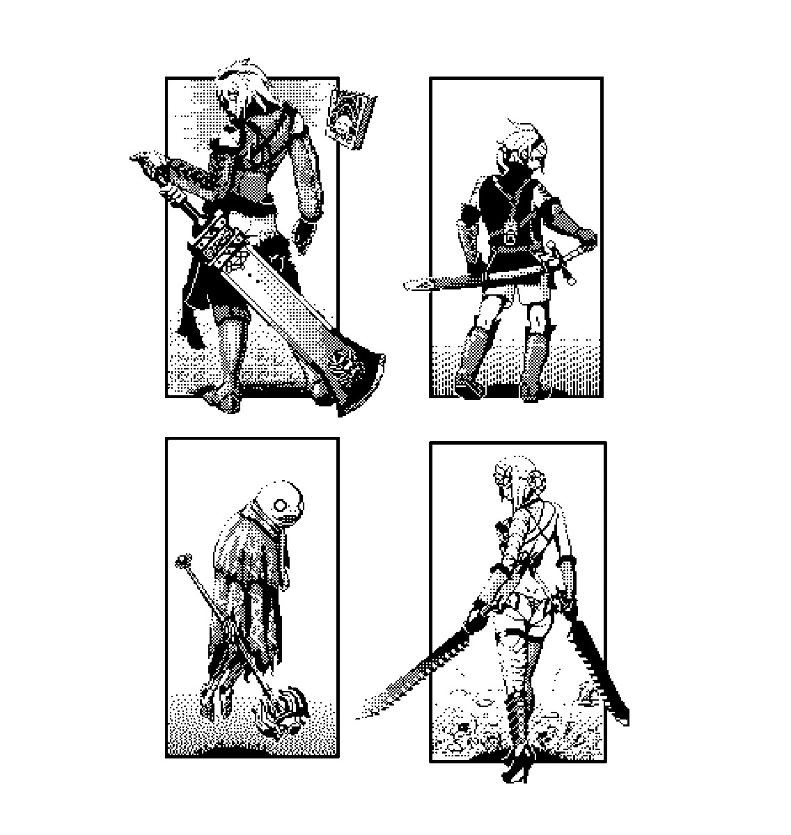 Compilation of 4 Nier arts
