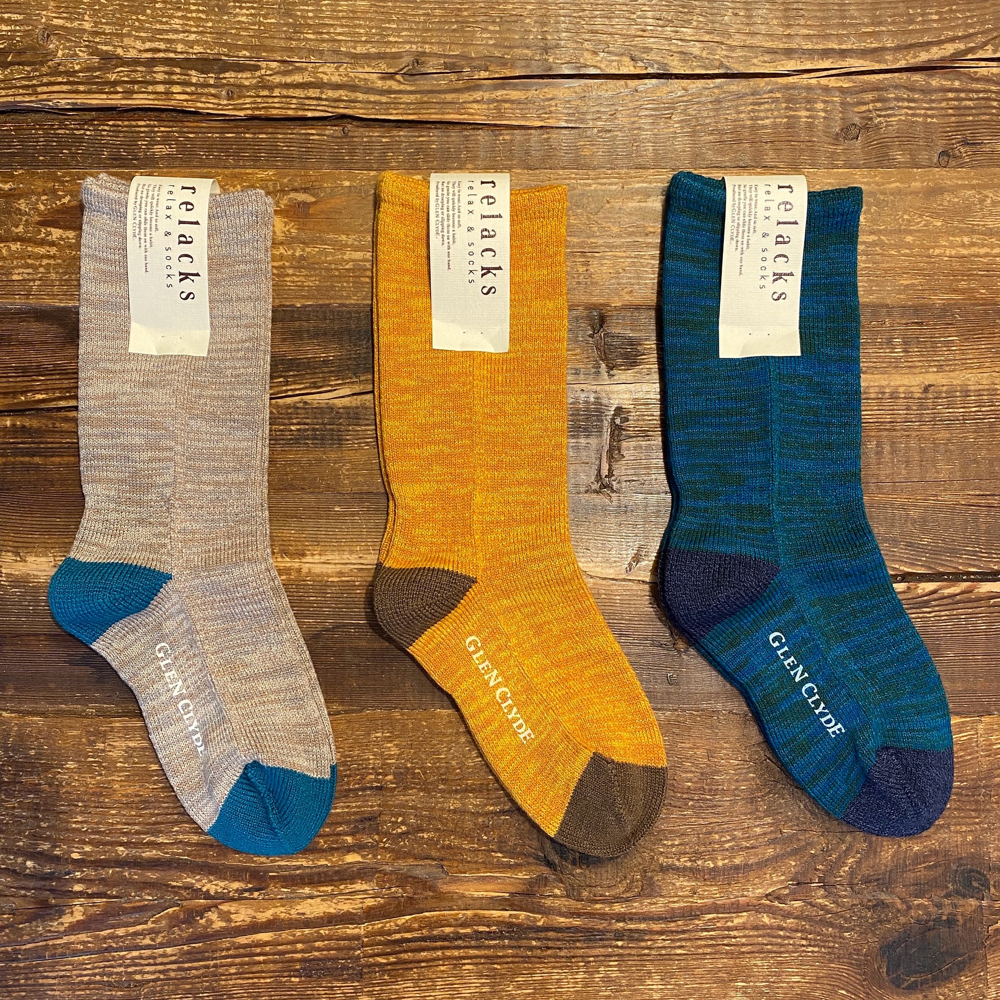 【sabo10】プレゼント　靴下　GLEN CLYDE SOCKCLUB CATEGORY M(25-27.5cm)クルー丈 | GLEN CLYDE SOCKCLUB