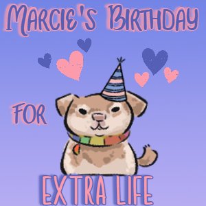Tomorrow's the daaaaaay 🥳🎉
Marcie will be live on stream while we raise money for Extra Life 💙🩵