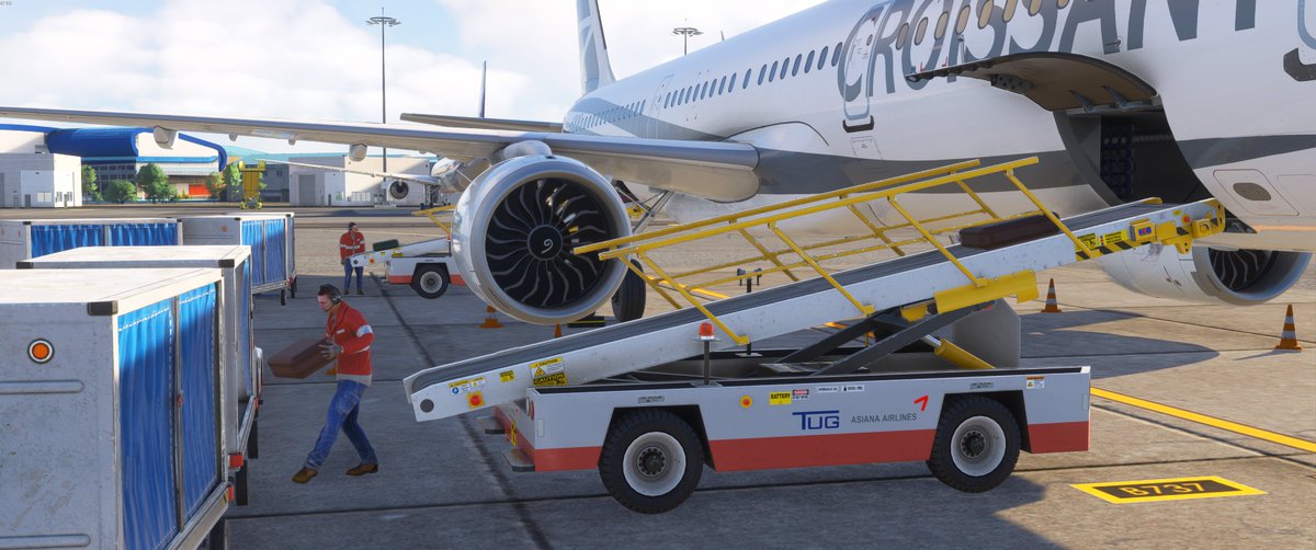 역시 국내선 비행기는 상하차지 #MSFS2024