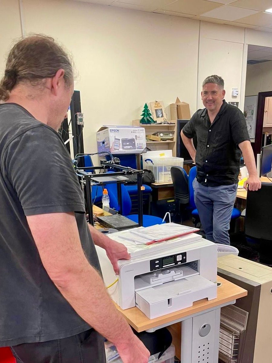 Great to visit Basingstoke Makerspace – a hub for creativity &amp; skills in our town centre.

A year on from fears of eviction, they now have the chance to buy their building &amp; secure their future through charity status. I’ll support them in whatever way I can. 👏