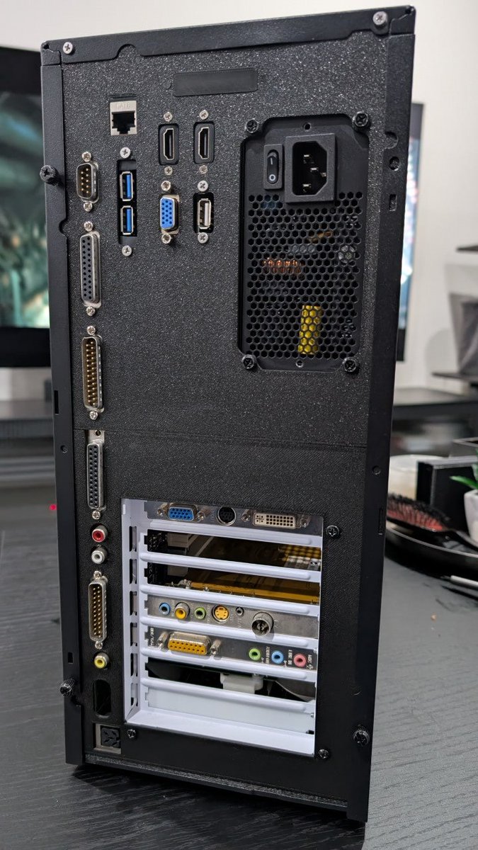 It's finally finished! The Amiga 1200 tower conversion kit will be available to print for yourself very soon! It's so freaking awesome! I'm so excited!