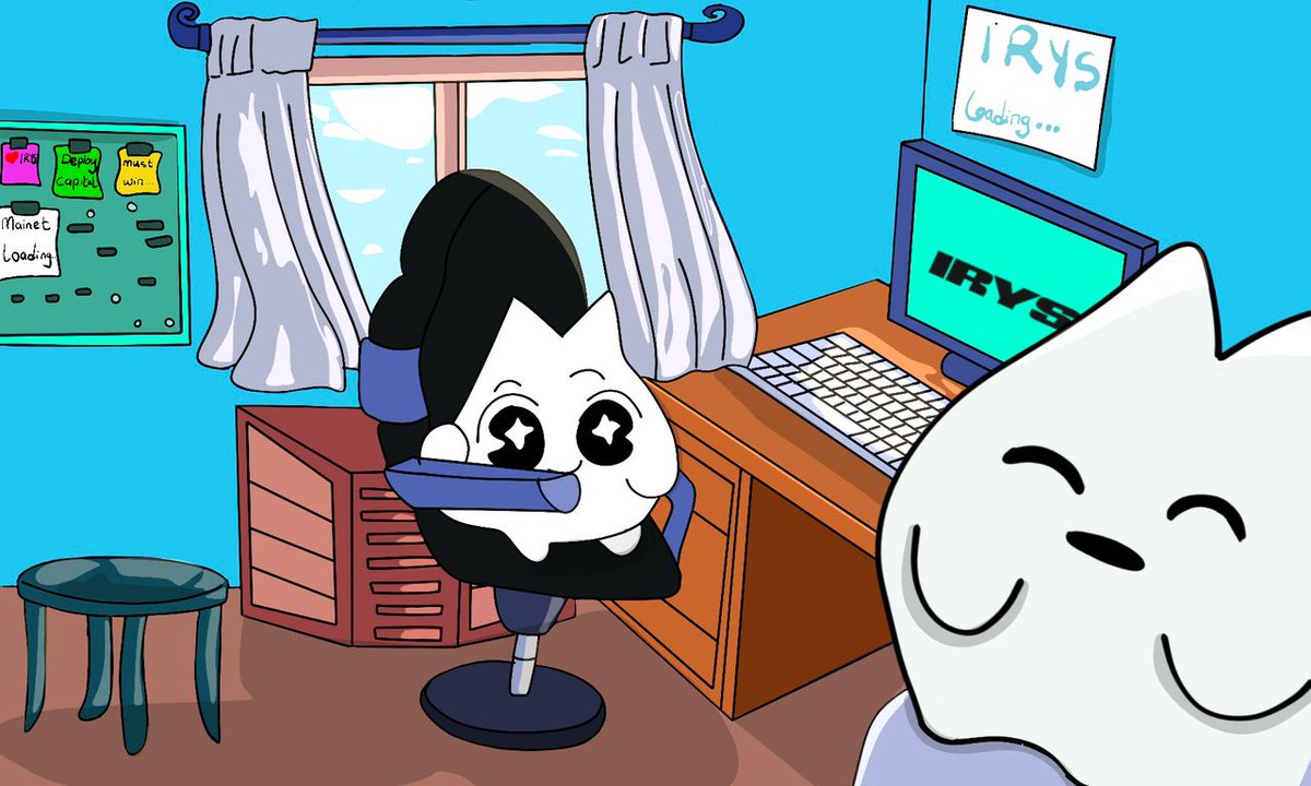 This is Iryna (✧ᴗ✧).
Working 24/7 responding to every tags from Sprite.
And <a href="/quang250802/">Quang (✧ᴗ✧)</a> assisting. 
That's <a href="/irys_xyz/">Irys (✧ᴗ✧)</a> spirit