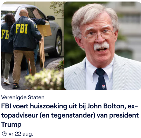 dit heeft inmiddels akelig veel weg van een heksenjacht #Trump #vrtnws