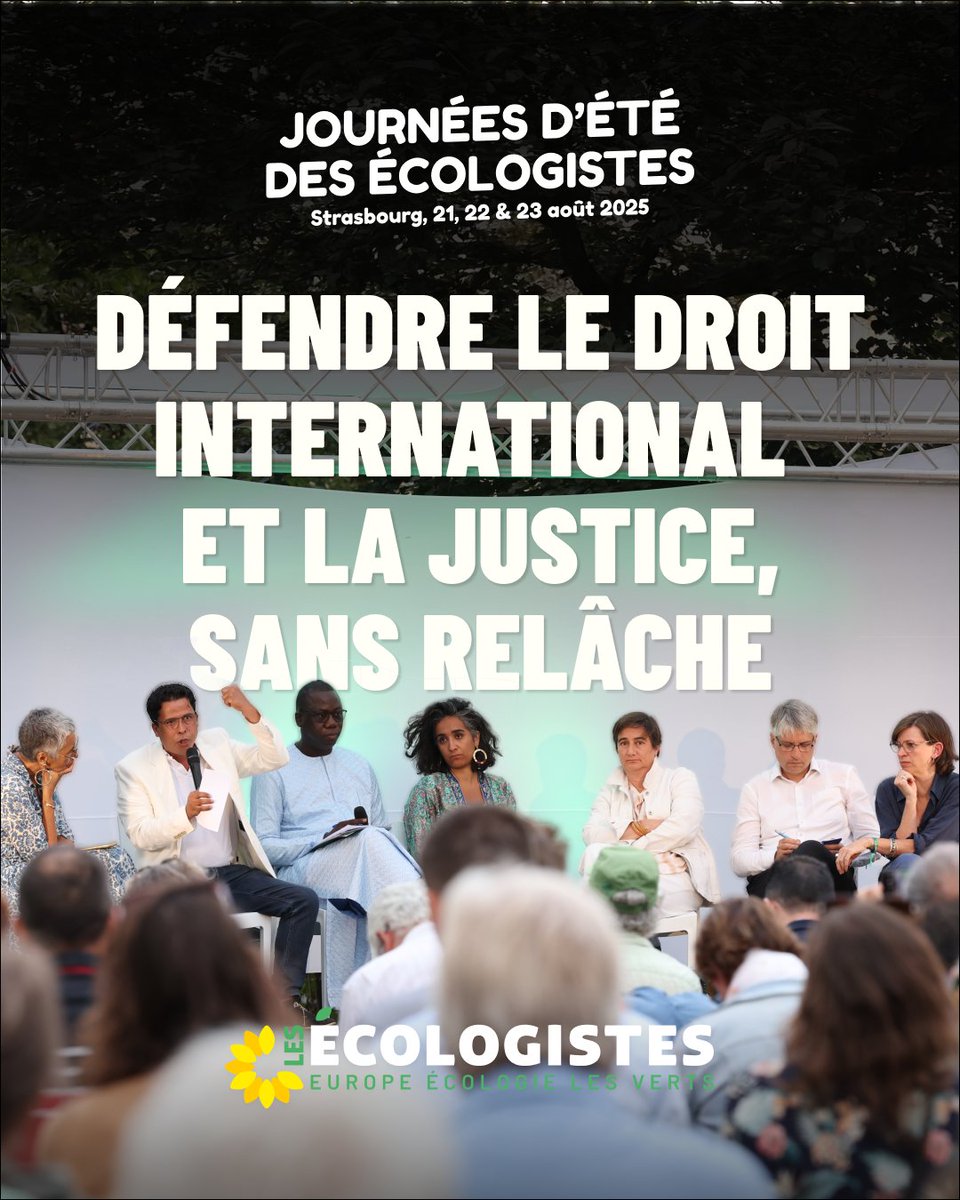 ⚖️ Plénière internationale 🌎

Face aux reculs du droit international, les droits humains et les mécanismes de coopération collective, notre défi est  de faire du droit notre boussole avec les enjeux sociaux et environnementaux en refusant toute logique de doubles standards.