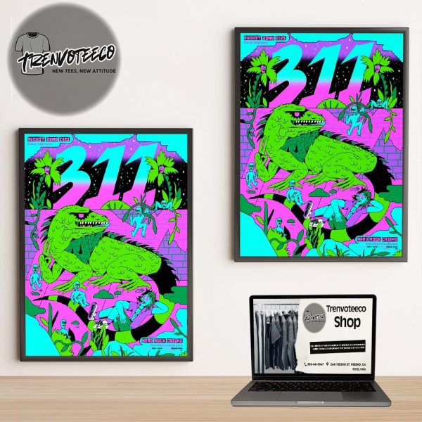 Trenvoteeco's tweet image. 311 Event Merch At Gary IN On August 22 2025 Home Decor Poster Canvas
#ThreeEleven 
&amp;gt;&amp;gt;&amp;gt;Check it here:trenvoteeco.com/product/311-ev…