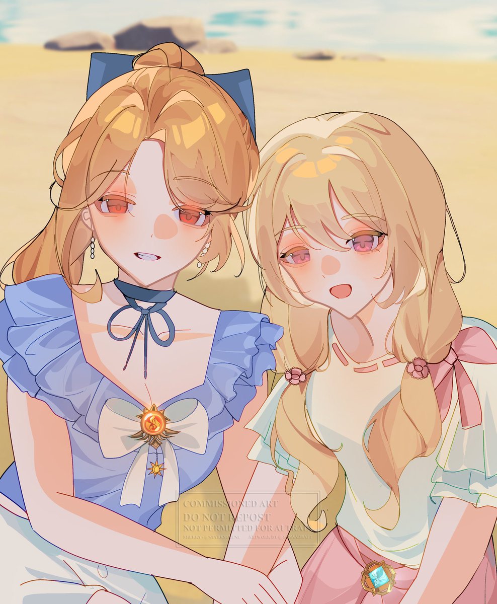 starkserene's tweet image. Anneliese &amp;amp; Chiara: Summer retreat ☀️

© sanaadraft / (Chiara owned by @biwbelly)