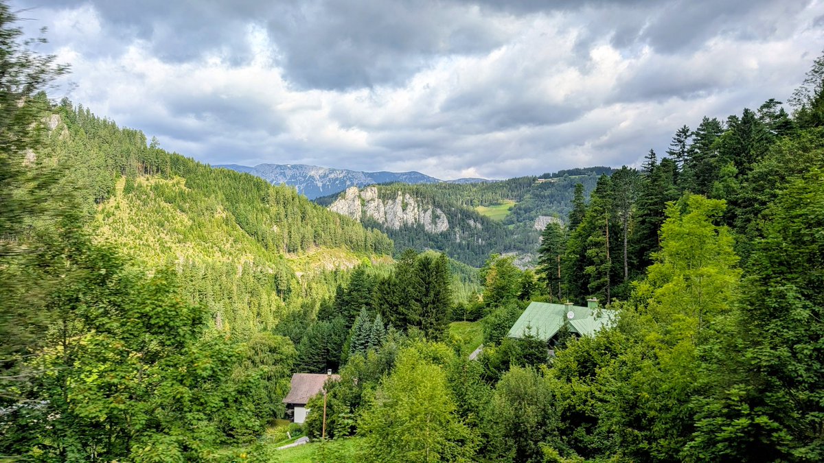 A view from the Graz to Vienna train this morning.