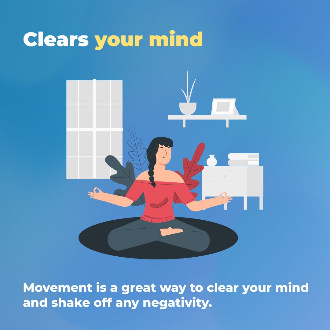 WHOWPRO's tweet image. Beyond the physical benefits, staying active: 

✨enhances self esteem and confidence 
✨boosts your mood and manages stress 
✨replenishes energy and recharges

#GetMoving