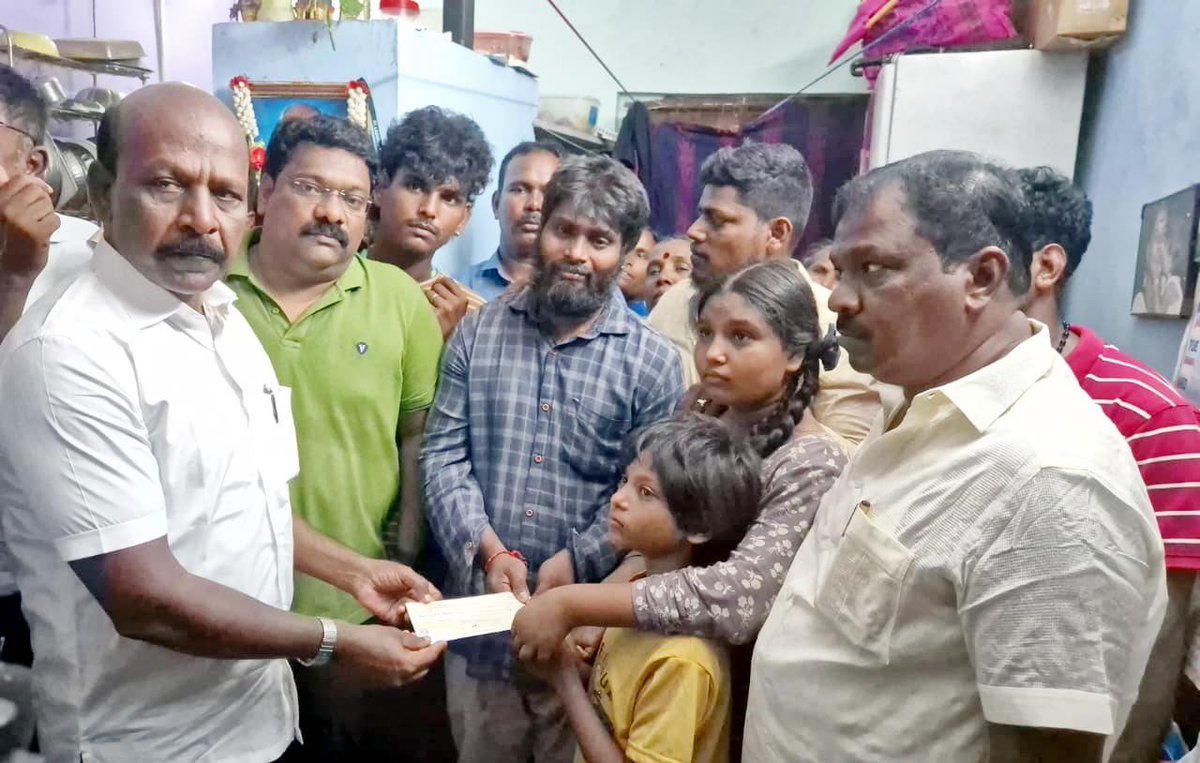 TN govt, Urbaser extend ₹20L aid to family of deceased conservancy worker who died by electric shock.

The family of a conservancy worker who died recently has been given a relief package of ₹20 lakh. Following chief minister M K Stalin’s directive, the Tamil Nadu Generation