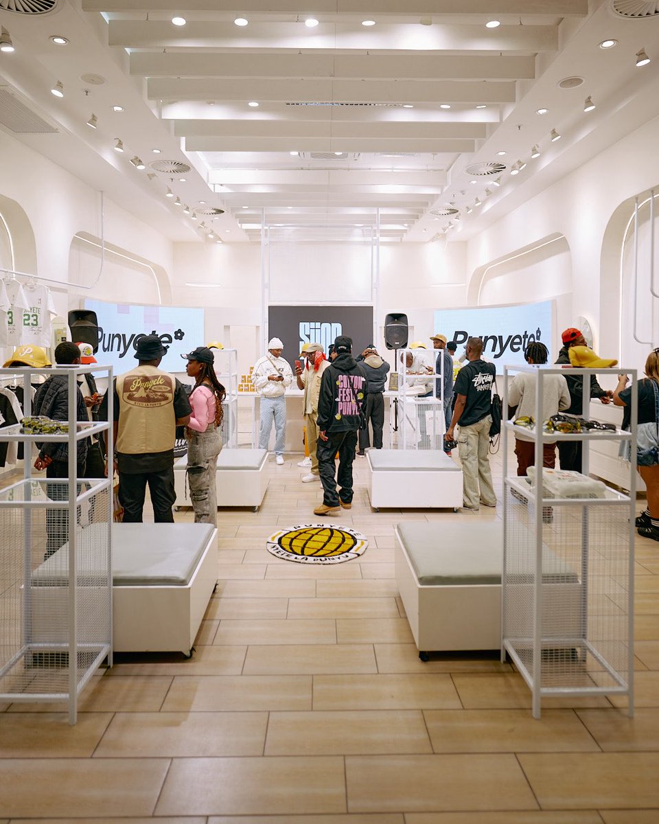 LoatinoverPound's tweet image. Shout to everyone that pulled through to the Punyete Pop Up Shop at Mall of Africa. We hope this is a first of many.

Open till 24 August
Trading Hours 09:00 - 20:00
Mall Of Africa