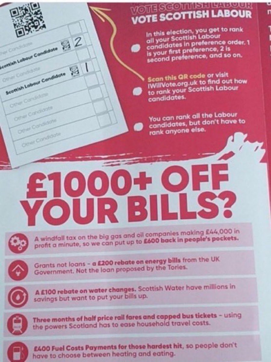 Anyone received the £1000+ off their energy bills Anas Sarwar promised yet?