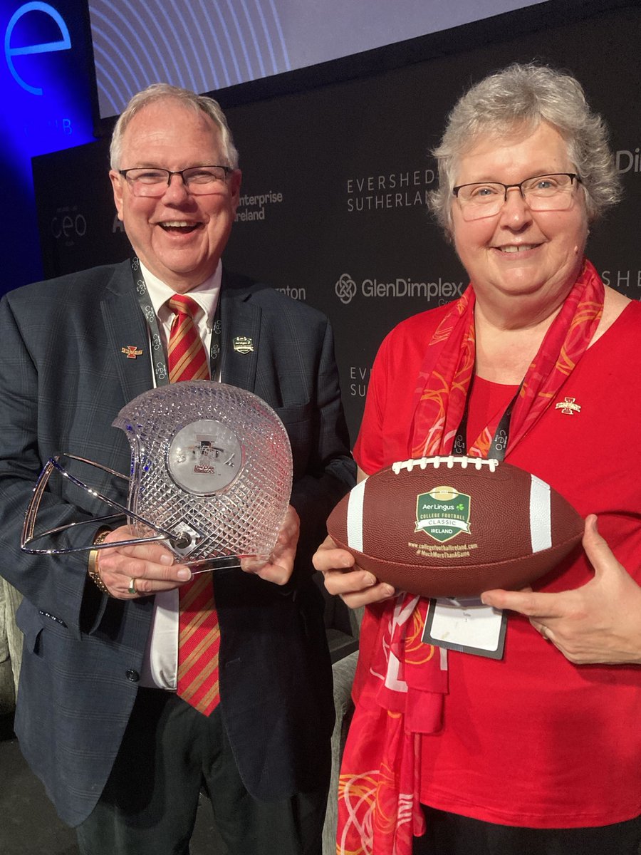 May ⁦<a href="/CycloneFB/">Iowa State Football</a>⁩ have the luck 🍀 of the Irish today. They are a warm and friendly people, who remind Mary and me of our hometown Dougherty “Li’l Ireland”.