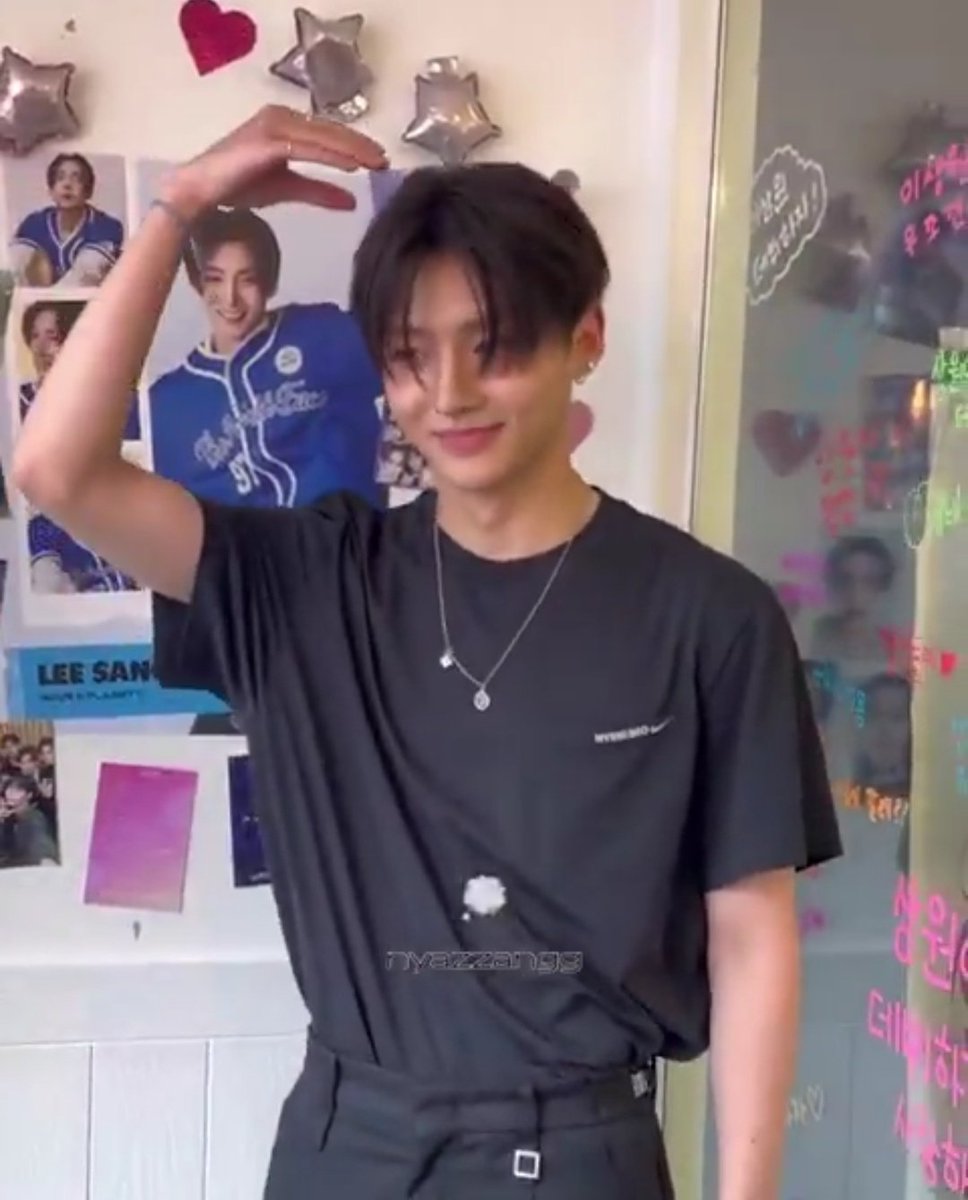 19wons's tweet photo. sangwon aegyo pose in his cafe event today 💗 https://t.co/4DVZPLZwgq